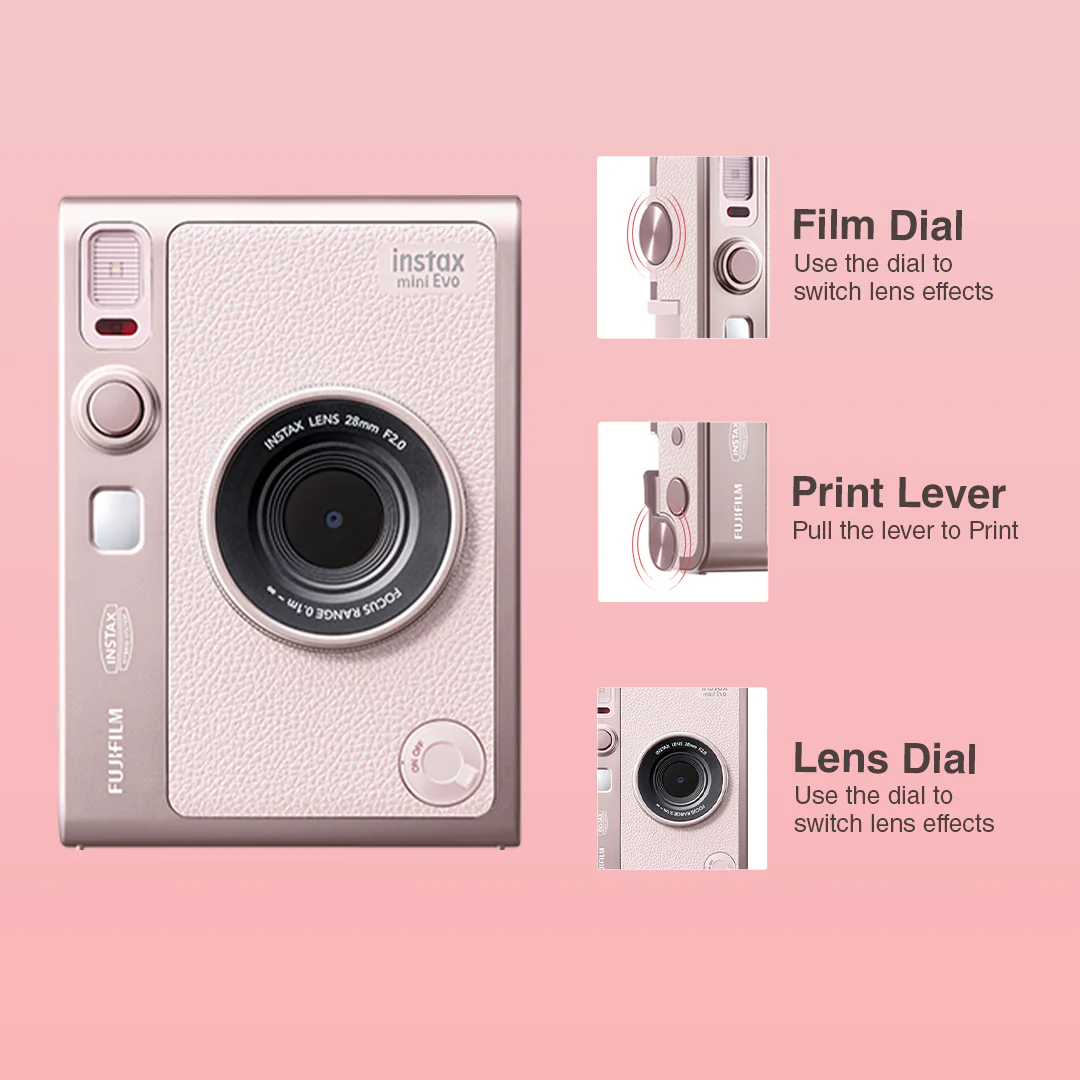 FUJIFILM Instax Mini EVO Hybrid Instant Camera - Image 6