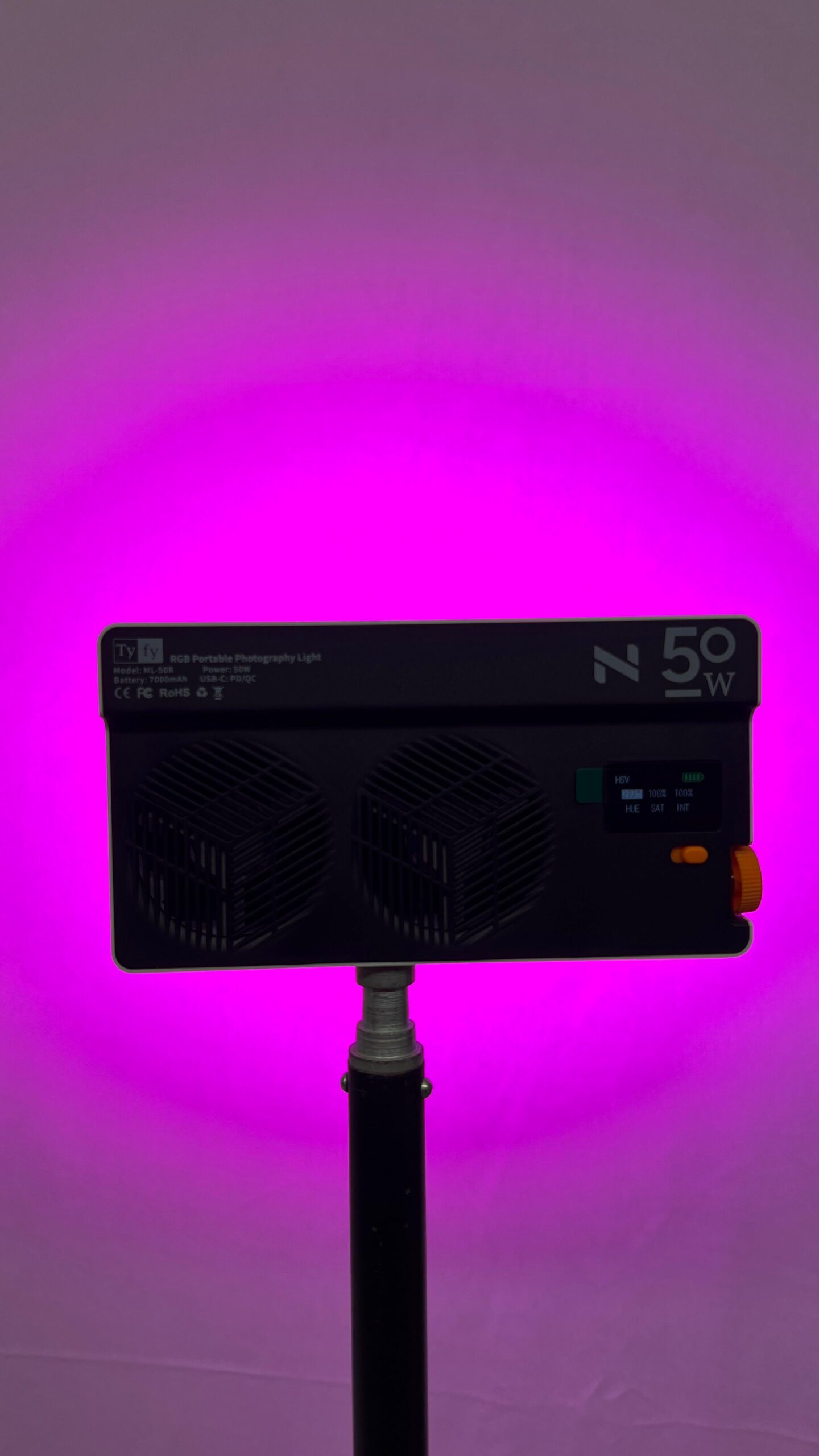 TyFy NANTU ML-50R RGB Pocket LED Light - Image 8