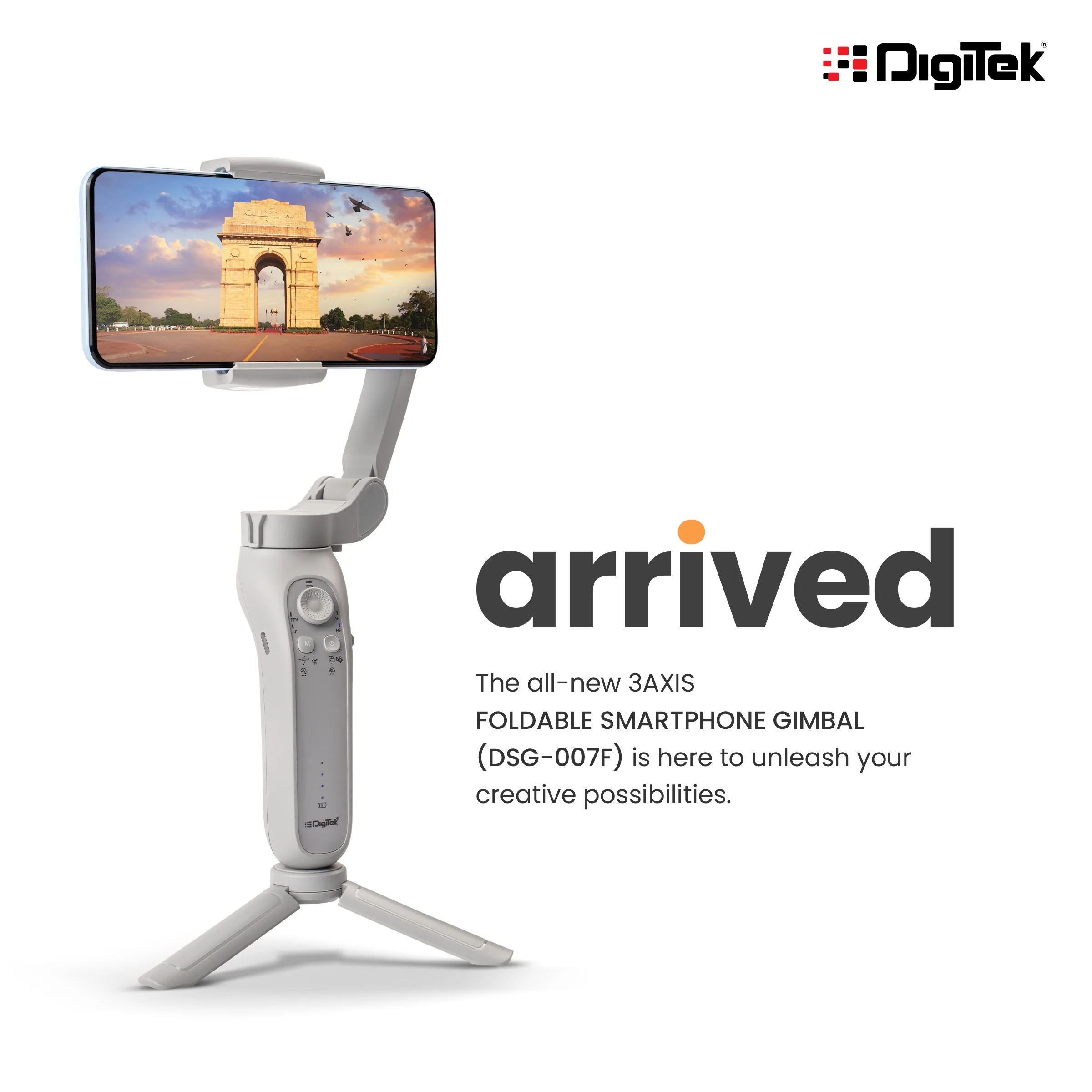 Digitek DSG 007F 3 Axis Handheld Steady Gimbal - Image 4