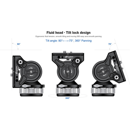 Leofoto BV-15 Fluid Tripod Head - Image 9