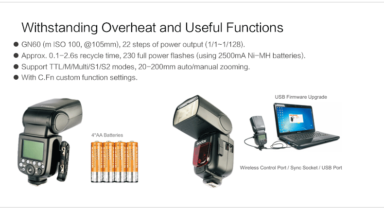 Godox TT685C Thinklite TTL Camera Flash - Image 5