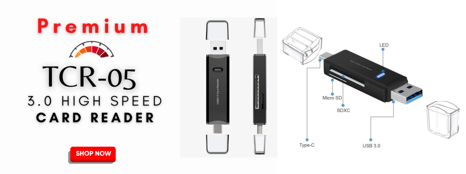TyFy TCR-05 3.1 HighSpeed Card Reader With Type-C - Image 3
