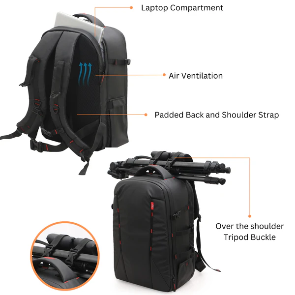 Kamron Tough BP Lite Waterproof DSLR Backpack Camera Backpack 5 Kamron Tough BP Lite Waterproof DSLR Backpack Camera Backpack - Image 5