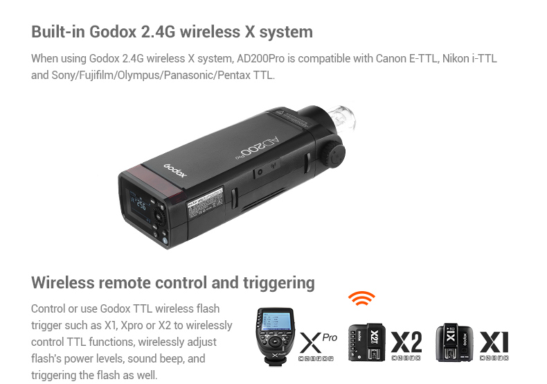 Godox AD200 Pro Pocket Flash - Image 3