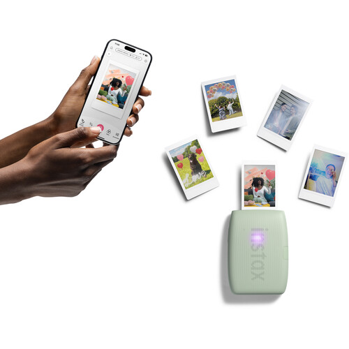 FUJIFILM INSTAX MINI LINK 3 Smartphone Printer (Sage Green) - Image 2