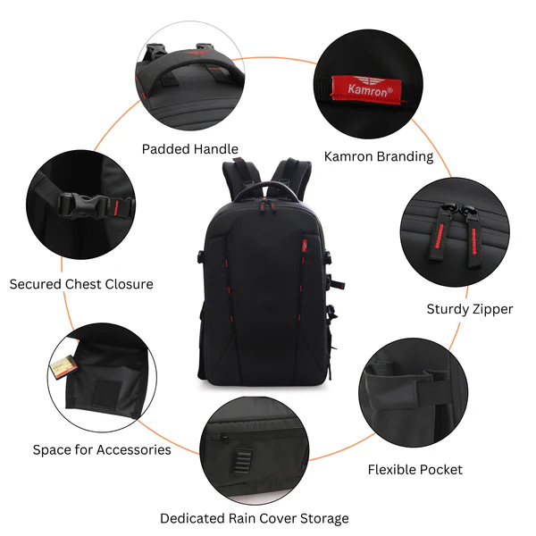 Kamron Tough BP Lite Waterproof DSLR Backpack Camera Backpack 4 Kamron Tough BP Lite Waterproof DSLR Backpack Camera Backpack - Image 4
