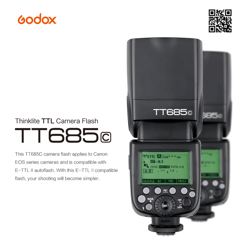 Godox TT685C Thinklite TTL Camera Flash