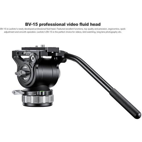 Leofoto BV-15 Fluid Tripod Head - Image 7