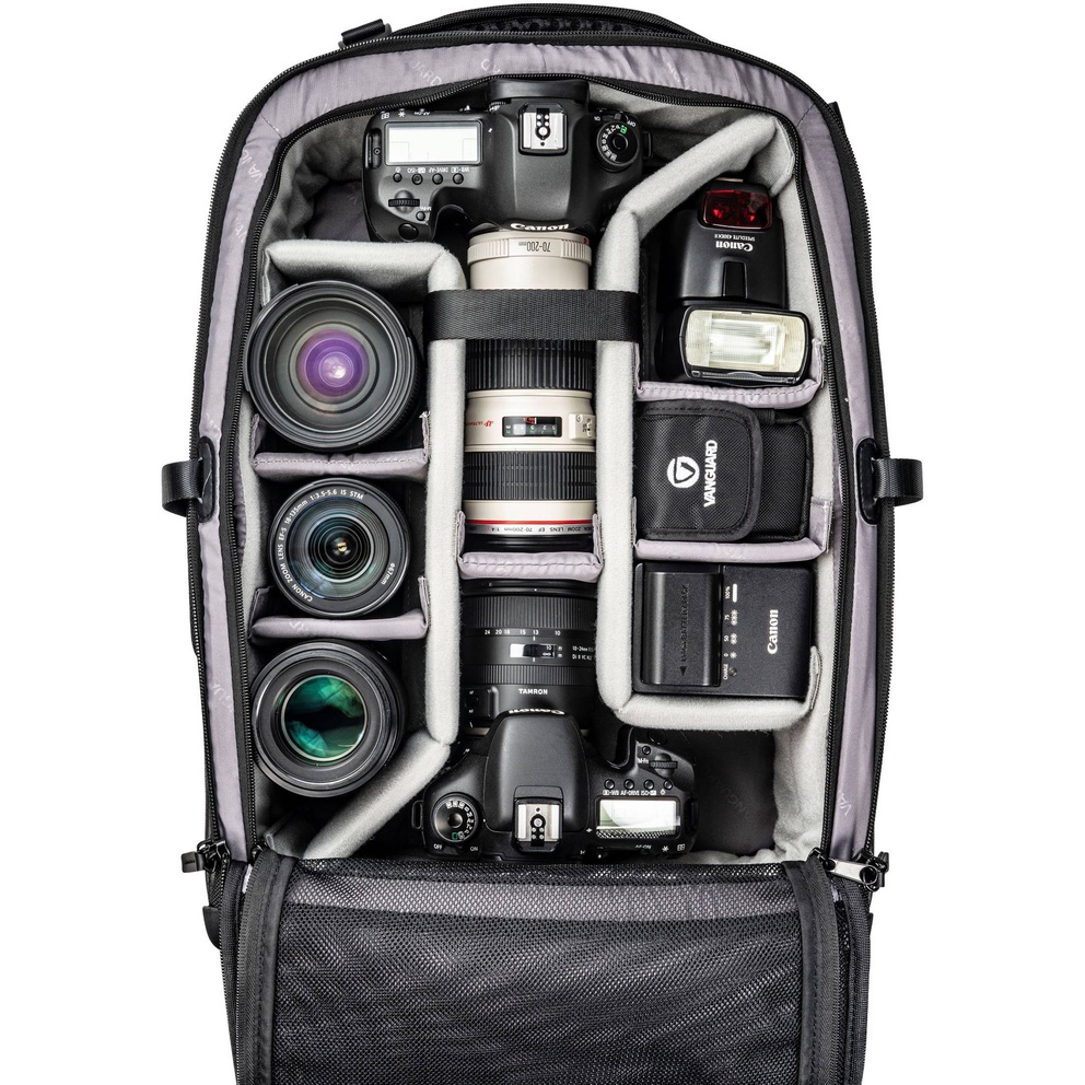 Vanguard VEO SELECT 55T Trolley Backpack Green - Image 2