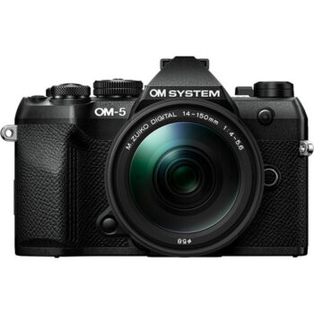 OM SYSTEM OM-5 Mark II Mirrorless Camera with 14-150mm f/4-5.6 II Lens Black