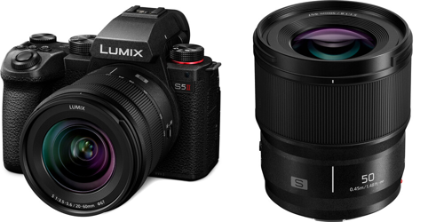 Panasonic Lumix S5II Mirrorless Camera with 20-60mm f/3.5-5.6 and 50mm f/1.8 Lenses