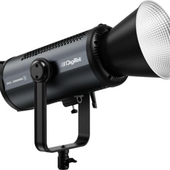 DIGITEK (DCL-500 WBC Combo) 460W Bi Color Continuous LED Video Light with 18CM Reflector, AC Support, 2700K-6500K Color Temp Control, ≥97 CRI, 42000 Lumen, Ideal for YouTube, Photo & Videoshoots