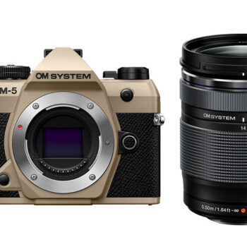 OM SYSTEM OM-5 Mark II Mirrorless Camera with 14-150mm f/4-5.6 II Lens (Sand Beige)
