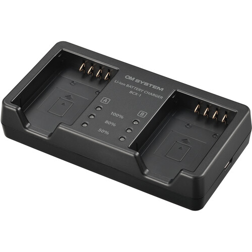 OM SYSTEM SBCX-1 Battery and Charger Kit for OM SYSTEM OM-1 Camera - Image 2