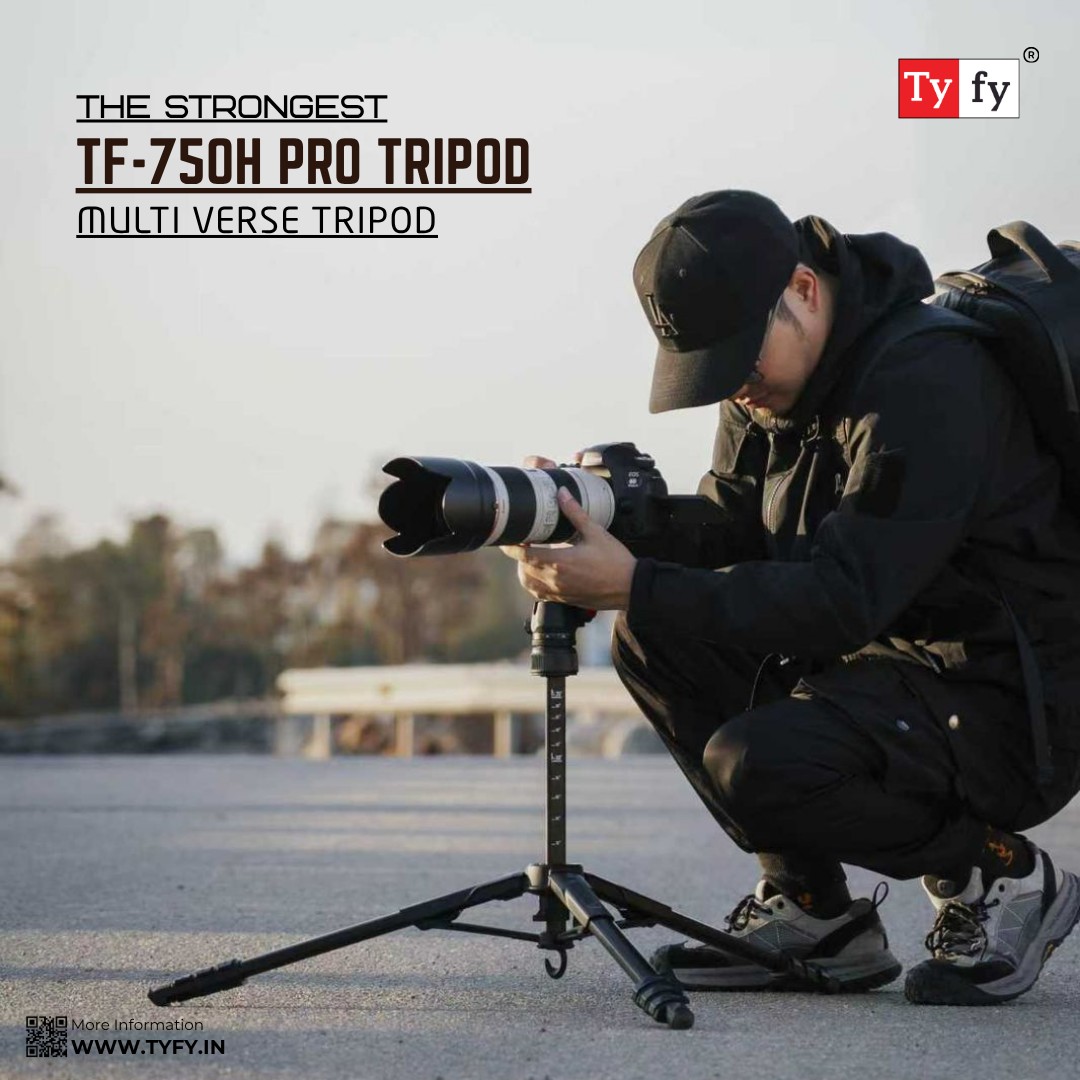 Tyfy TF-750H PRO MULTI ANGLE TRIPOD - Image 2