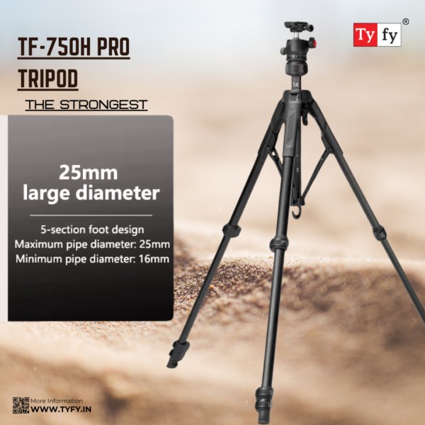 Tyfy TF-750H PRO MULTI ANGLE TRIPOD - Image 5