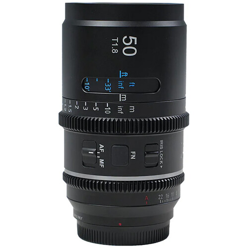 Sirui Astra Series T.18 1.33x 50mm Full-Frame Anamorphic Lens (Sony E, Blue Flares)