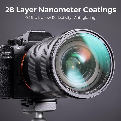 K&F Concept Nano-X Series Black Diffusion Filter 72mm, Grade 1/4 - Image 2