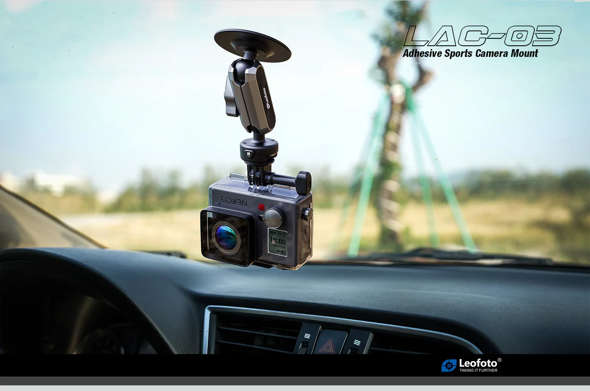 Leofoto LAC-03 Adhesive Sports Camera Mount - Image 7