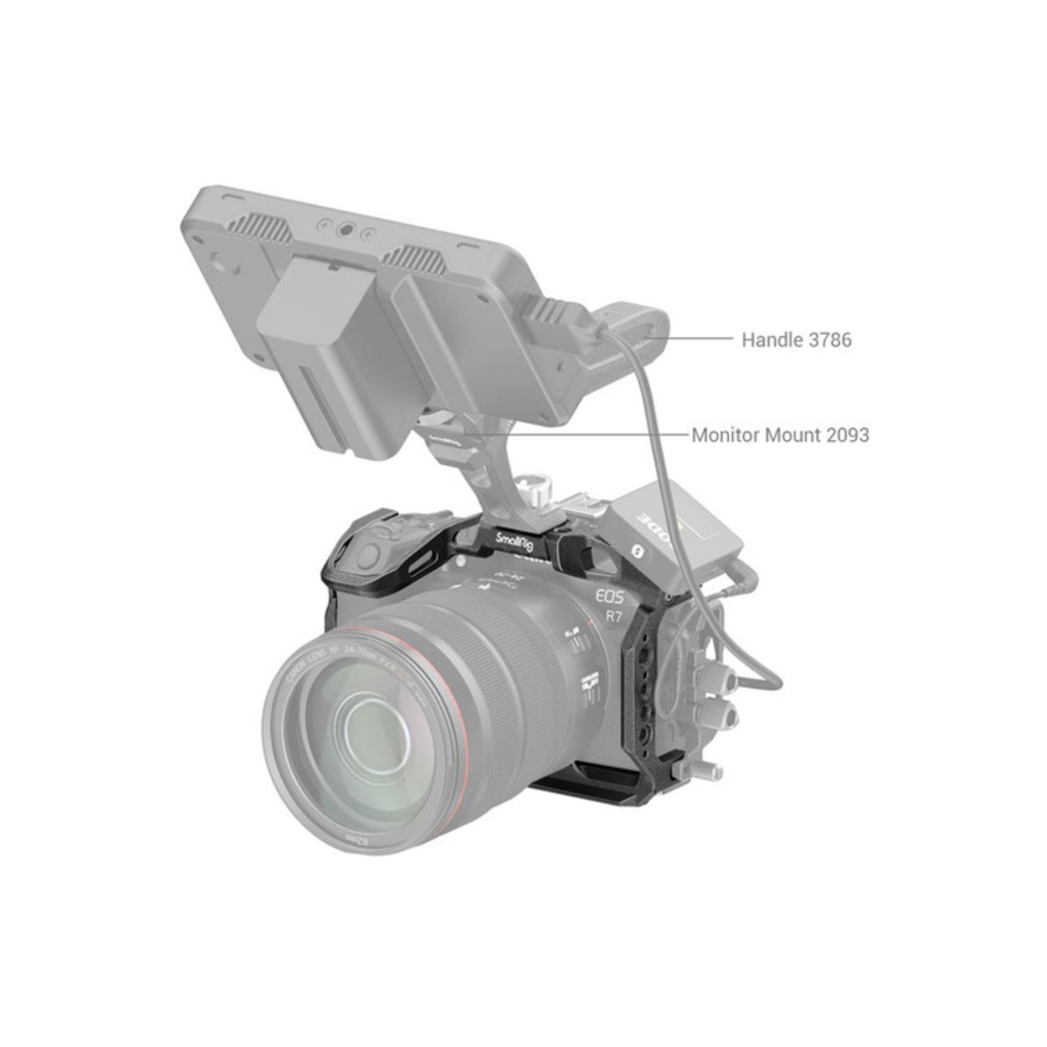 SmallRig 4003 Black Mamba Cage for Canon R7 - Image 3
