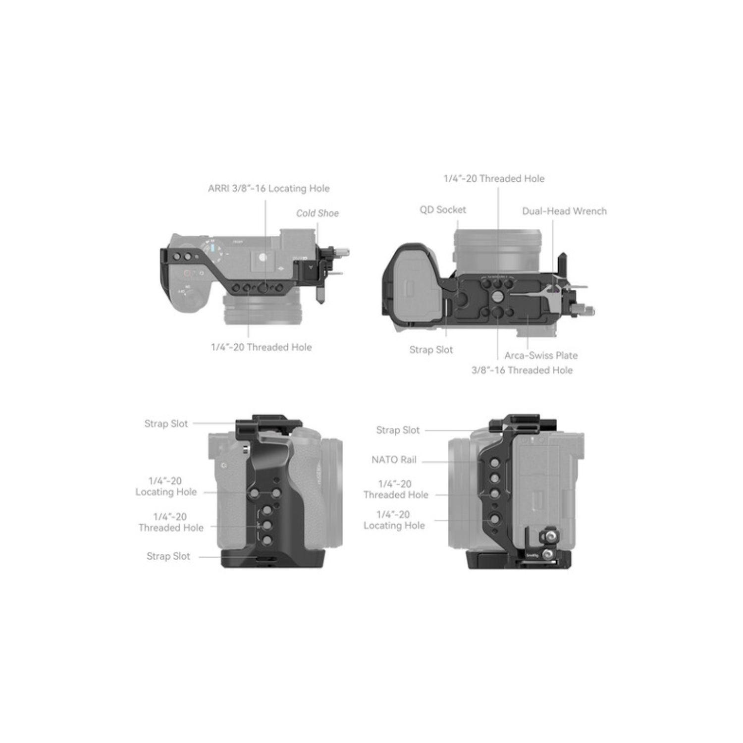 SmallRig 4336 Cage for Sony a6700 - Image 3