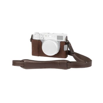 SmallRig 4699 Leather Half Case Kit for Fuji X100VI (Brown)