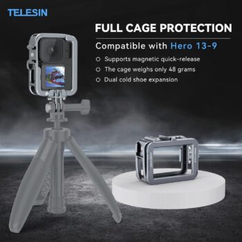 Telesin S6-FMS-14-TGP Metal Combo Cage for GoPro Hero 13
