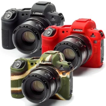 easyCover Silicone Skin for Canon EOS R7 Red