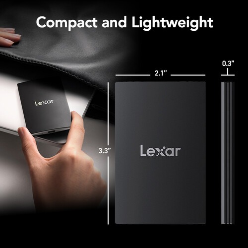 Lexar 4TB SL500 USB 3.2 Gen 2x2 Portable SSD - Image 3