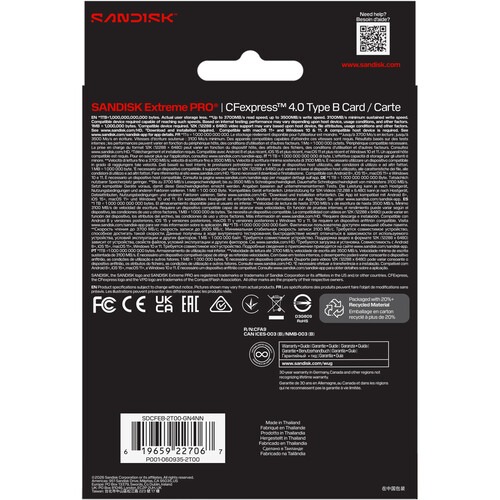 SanDisk 2TB Extreme PRO CFexpress 4.0 Type B Memory Card - Image 5