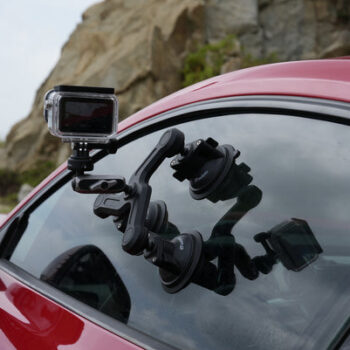 Leofoto LAC-05 Action Camera with 3 Suction Cup Mount