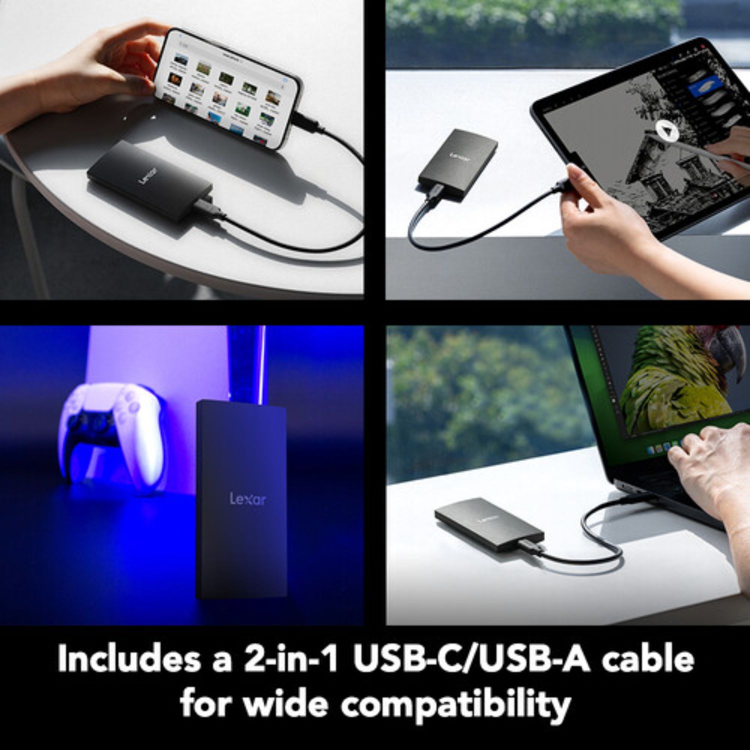 Lexar 1TB SL300 Portable SSD - Image 3